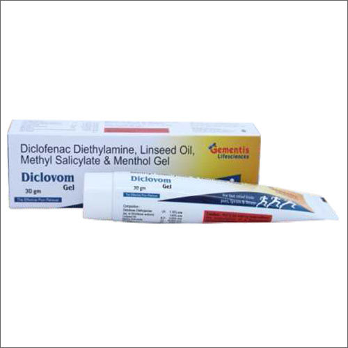 30gm Diclofenac Diethylamine Linseed Oil Methyl Salicylate And Menthol Gel