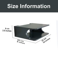 Wall Mounted Set Top Box And Wireless Wifi Router Stand