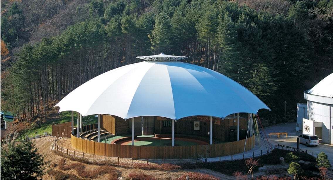 Outdoor Tensile Fabric Structure