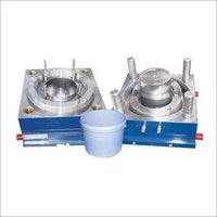 Plastic Bucket Moulds - Mild Steel, Hardness 20-50 Hrc, Silver | Hot Rolled Technique, Mold Life 3 Million, Temperature Range -30 To 100 Degree C, Tensile Strength 100-300 Mpa