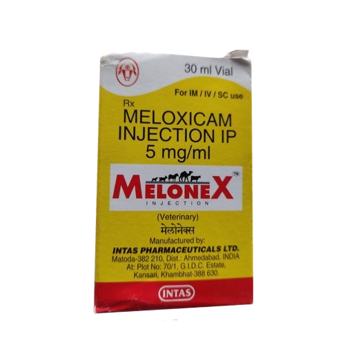 Melonex Injection Ingredients: Meloxicam 5