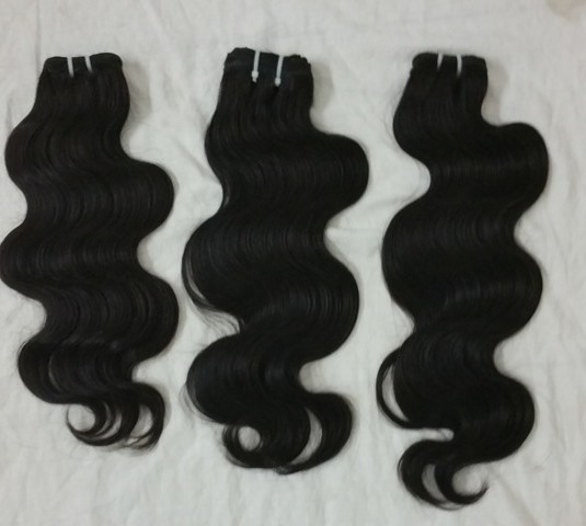 Double Machine Weft Indian Body Wave Hair