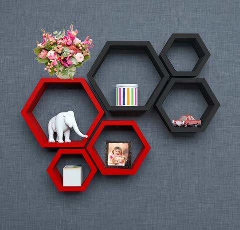 Hexagon Wall Shelves