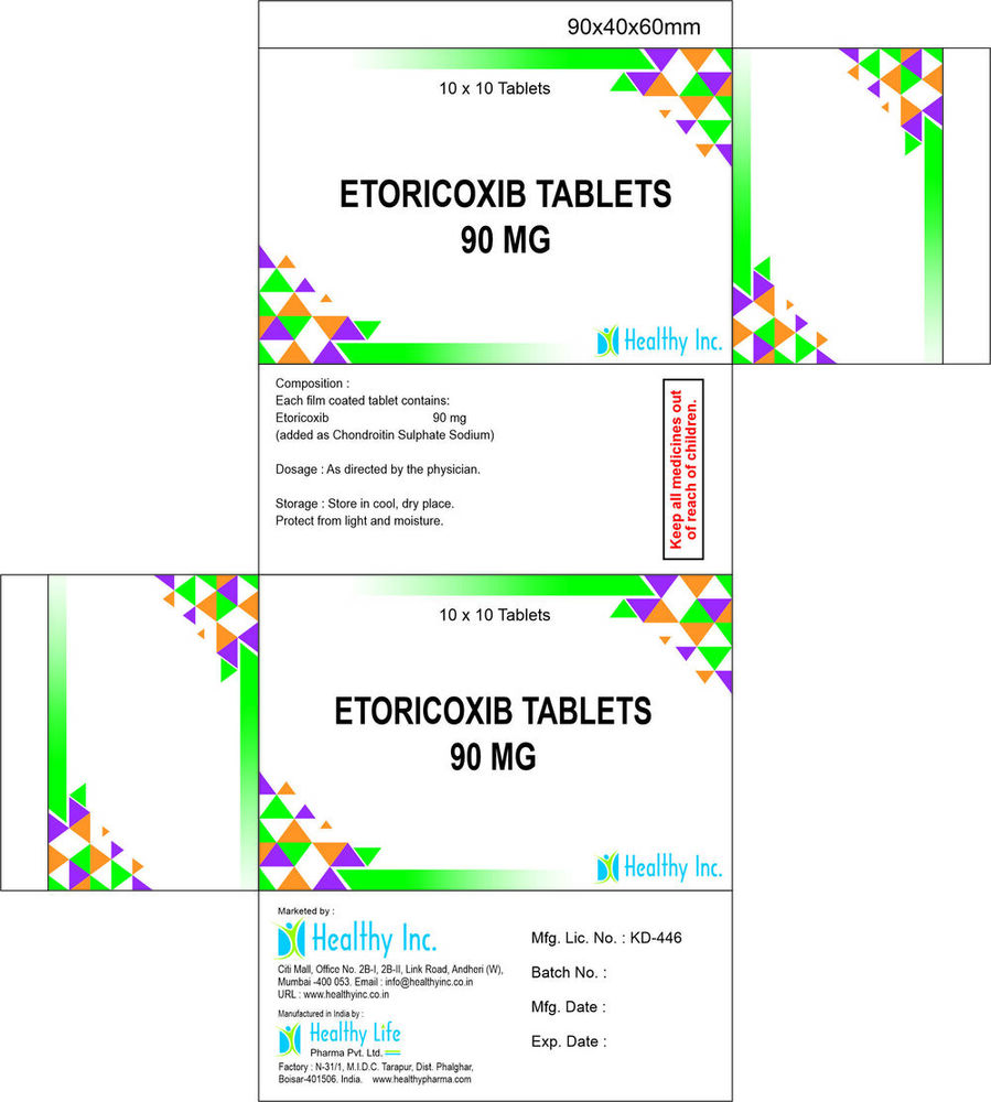 Etoricoxib Tablets Generic Drugs