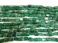Natural Emerald Beryl Briolette Nugget Tumbled Beads