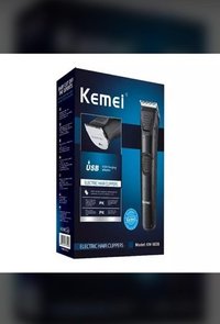 Kemei Electric Hair Clipper (km-5028) - Plastic, Led Display, Blue | Waterproof, Rechargeable, Powerful Alloy Motor, Precision Ceramic Blades