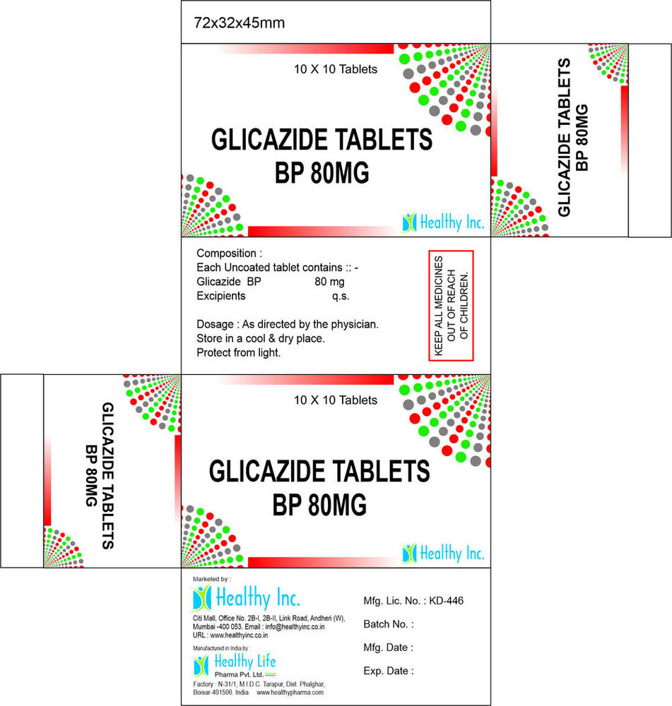 Gliclazide Tablets Generic Drugs