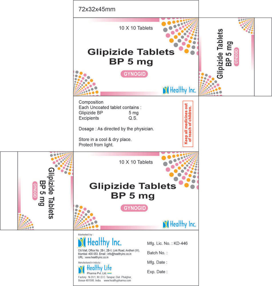 Glipizide Tablets Generic Drugs