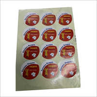 Circle Shape Self Adhesive Sticker