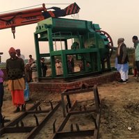 Clay Bricks Making Machine Minimal Line