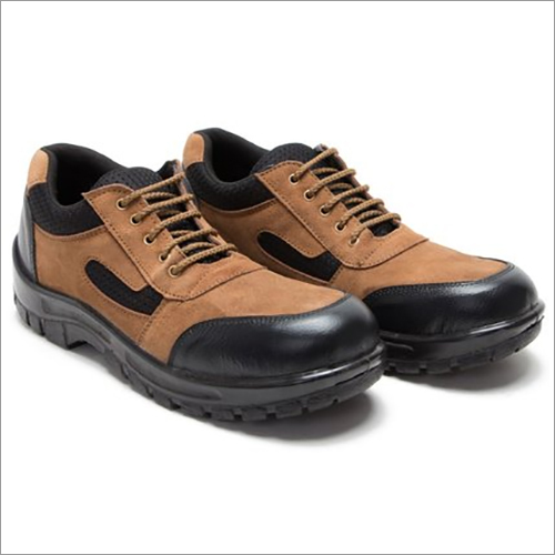 Mens Low Ankle Safety Shoes - PVC Upper, PU Outsole | Unisex Sizes 6-10, Brown and Black Options