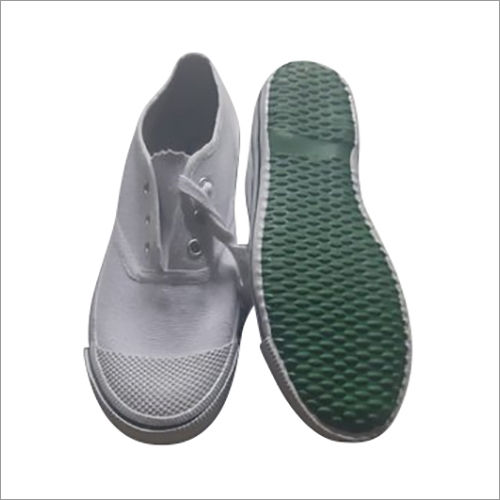 White School Shoes - Fabric Size 6-12 Color Black | Breathable Washable Rubber Outsole for Comfort and Durability