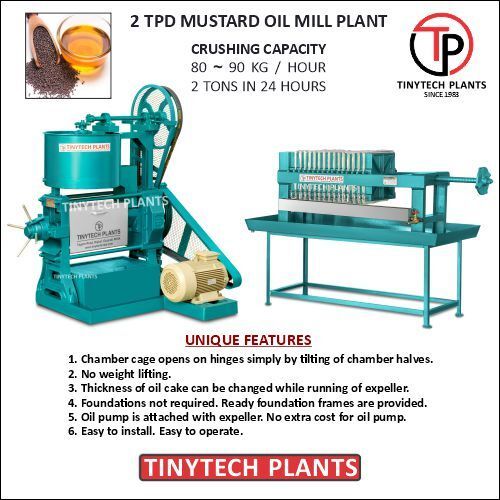 Mustard Oil Mill Plant - Automatic Grade: Automatic