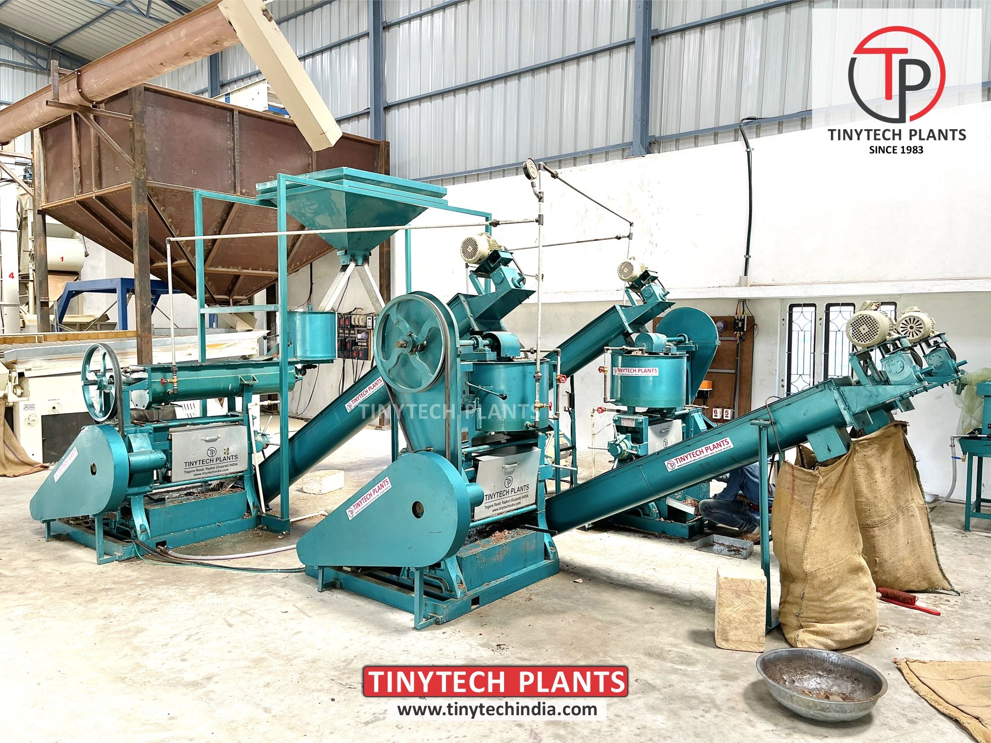 12 Tons Per Day Fully Automatic Oil Mill Plant - Material: Mild Steel