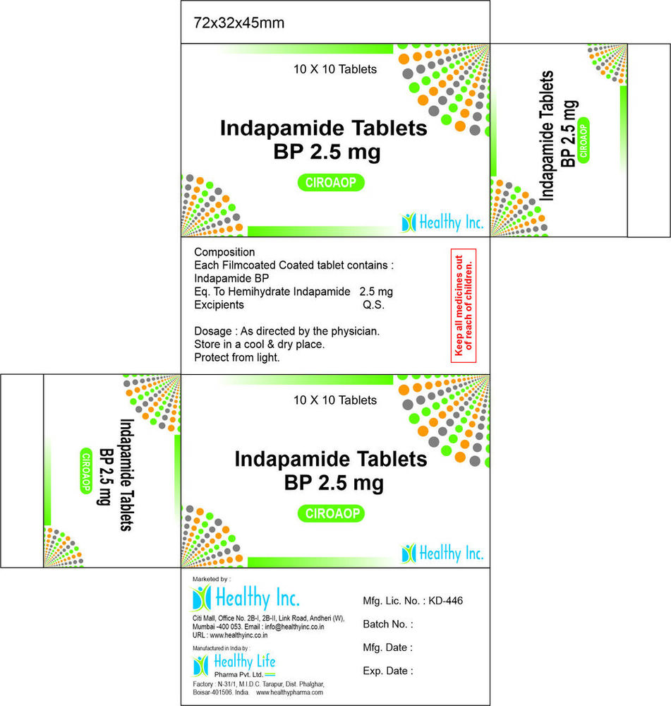 Indapamide Tablets