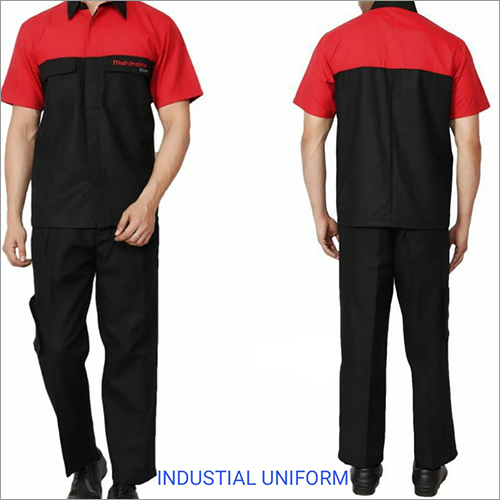 Black And Red Industrial Workwear Uniform