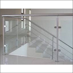 Stainless Steel Normal Railing And Glass Railing Size: Customized