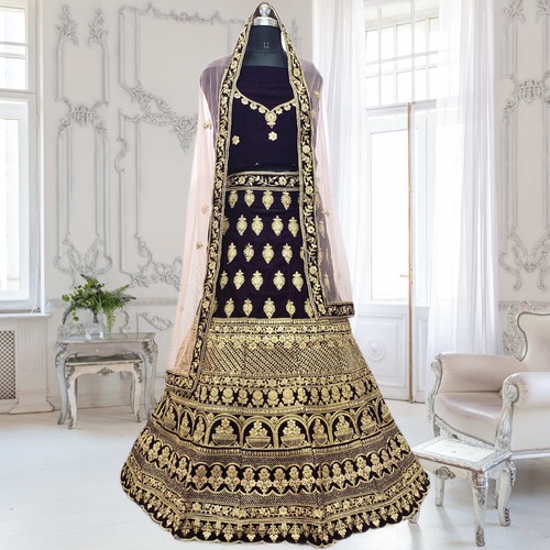 Beautiful Pattern Bridal Designer Lehenga