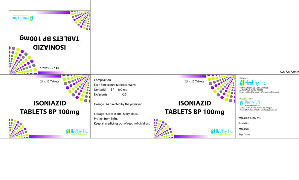 Isoniazid Tablets Generic Drugs