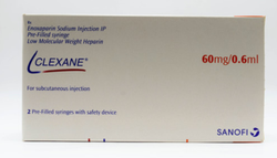 Clexane 60 mg/0.6 ml Enoxaparin Injection By D VIJAY PHARMA PRIVATE LIMITED