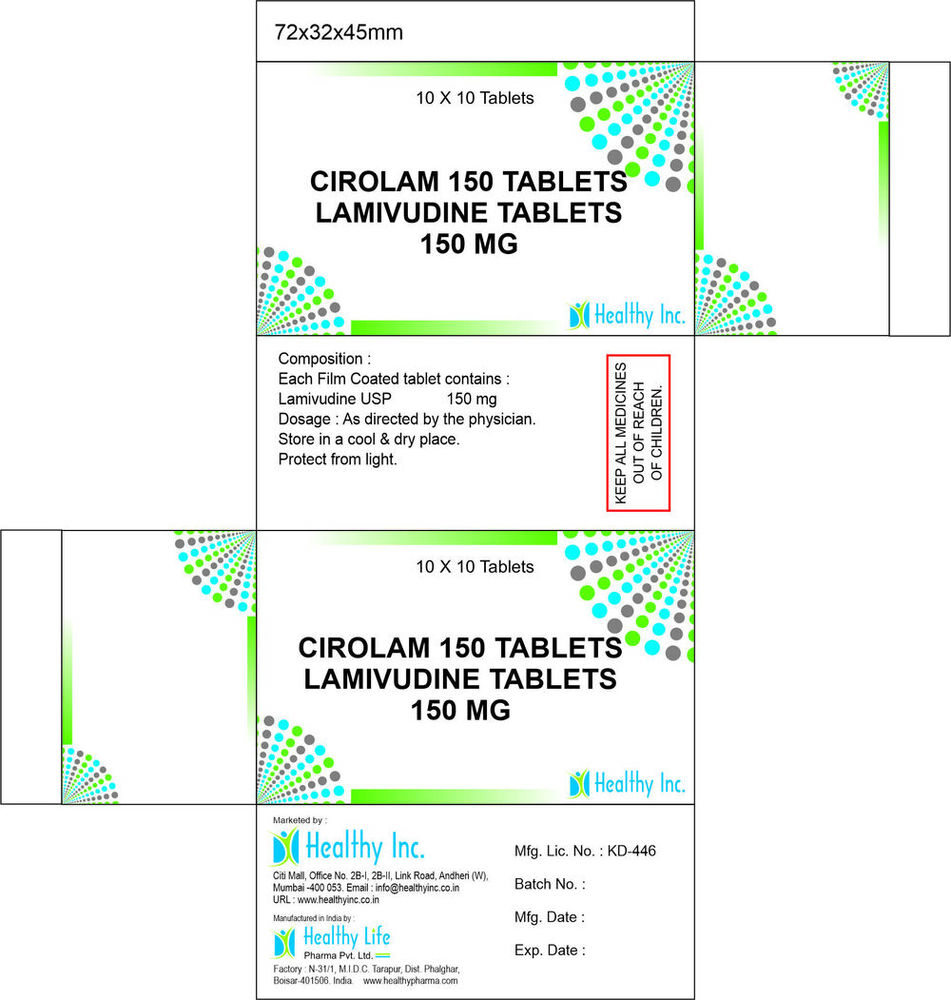 Lamivudine Tablets Generic Drugs