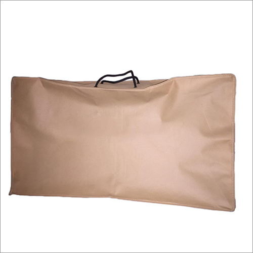 FE-009 Non-Woven One Side Transparent PVC Blanket Bag With Dori
