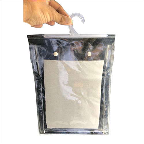 FE-045 PVC Hanger Button Bag