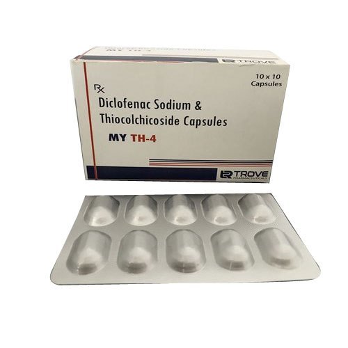 Thiocolchicoside With Diclofenac Sodium Capsules Age Group: Adult