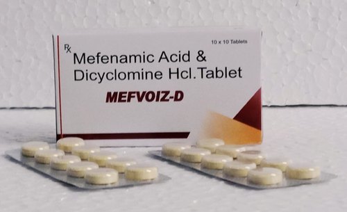 Mefenamic Acid With Dicyclomine Tablets Age Group: Adult