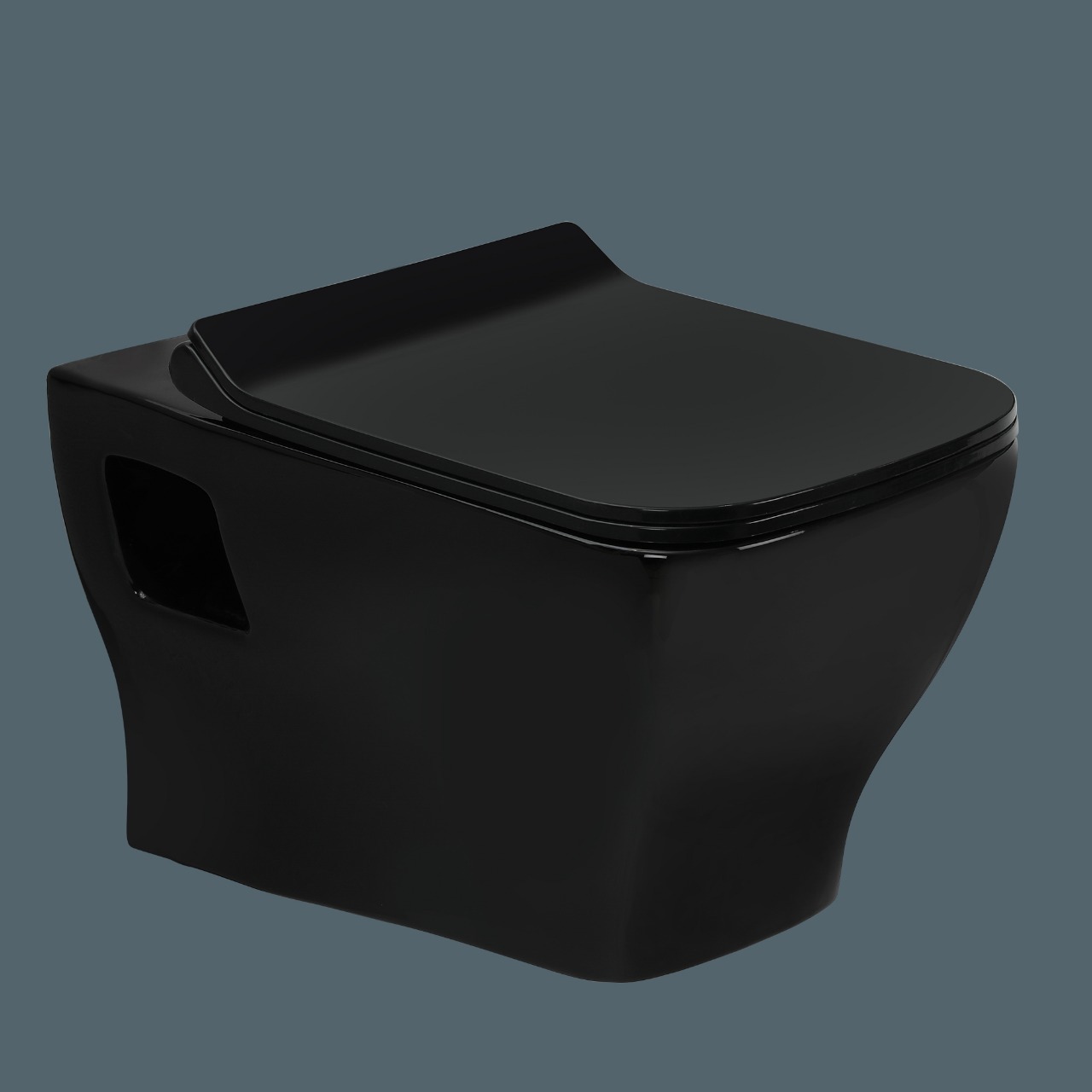 WALL HUNG WATER CLOSET BLACK