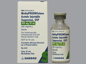 Methylprednisolone Acetate Injectable Suspension