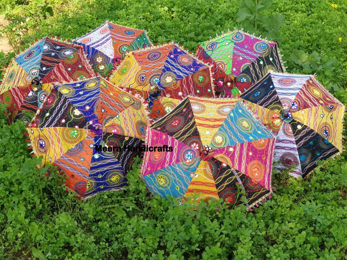 Rajasthani Decorative Embroidered Umbrella