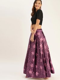 Zari Satin Silk Trendy Lehenga Choli