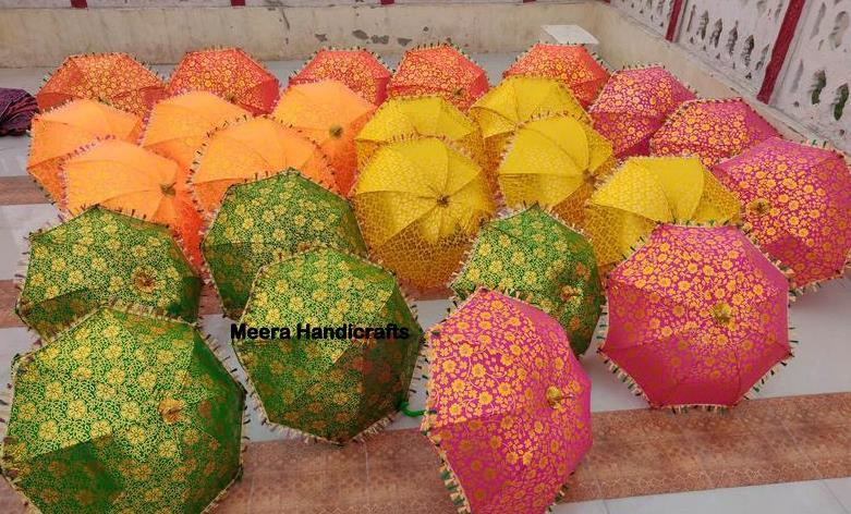 Indian karigari  Traditional Embroidered Umbrella