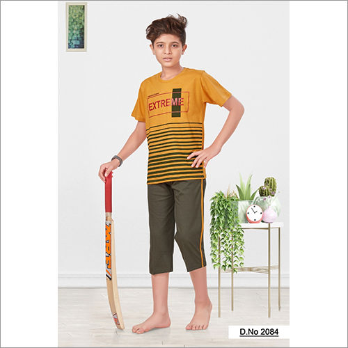 Boys Casual Printed Nightwear