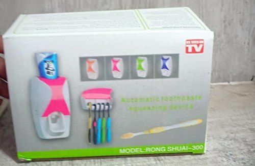 Multicolor Plastic Tooth Dispenser Color