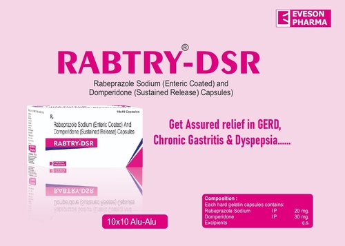 RABEPRAZOLE AND DOMPERIDONE  SUSTAIN RELEASE