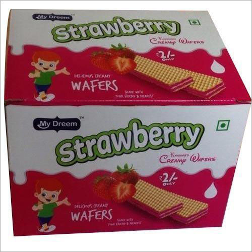 Crispy Strawberry Wafers