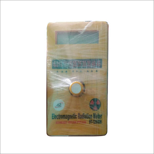 Yellow Electromagnetic Radiation Meter