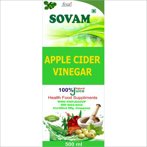 500ml Apple Cider Vinegar Juice By SOVAM INTERNATIONAL