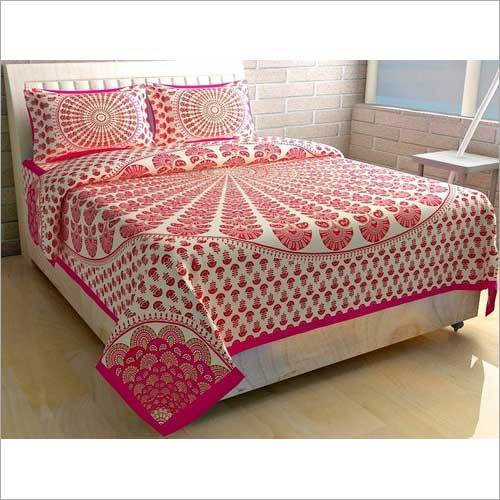 Embroidered Designer Polyester Bed Sheets