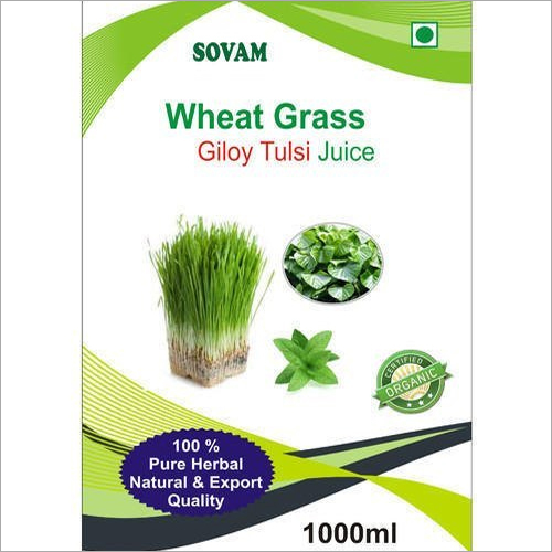 1000 ml Wheat Grass Giloy With Tulsi Juice