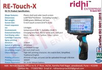 RIDHI TX Portable Batch Coding Machine