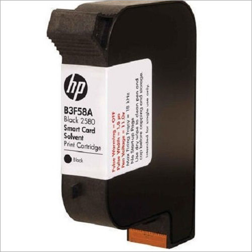 HP 2590 B3F58A Solvent Black Ink Cartridge For Printer