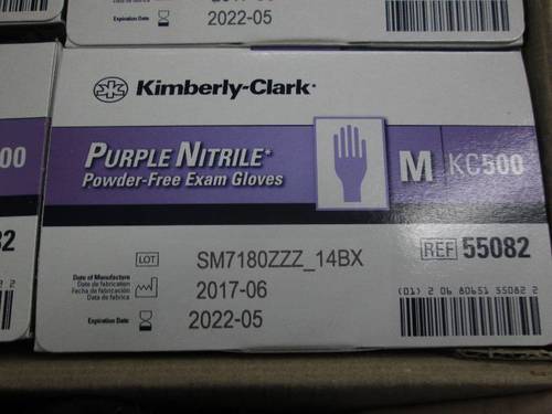 Blue Kimberly Clark Purple Nitrile Gloves Powder Free Gloves