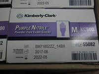 Blue Kimberly Clark Purple Nitrile Gloves Powder Free Gloves