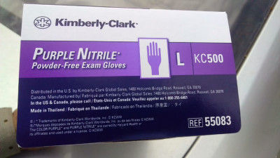 Blue Kimberly Clark Nitrile Gloves Meet Nfpa