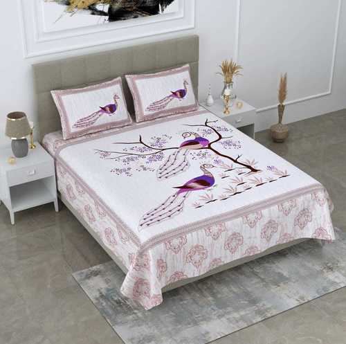 RIMSHA cotton Bed sheet