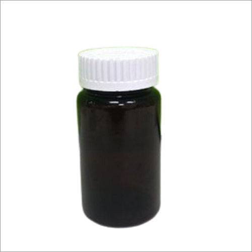 120ml PET Round Tablet Container Amber