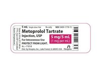 Metoprolol Tartrate Injection